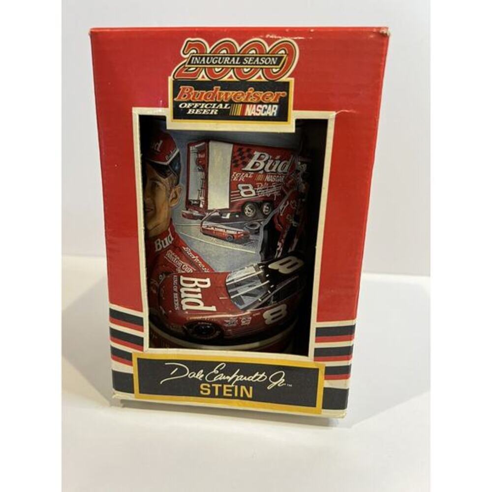 Dale Earnhardt Jr Budweiser‎ Stein Mug New In Box 2000